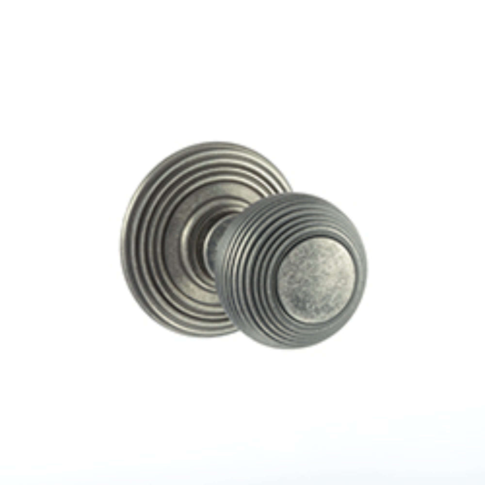 Product Ripon beehive door knob distressed silver finish