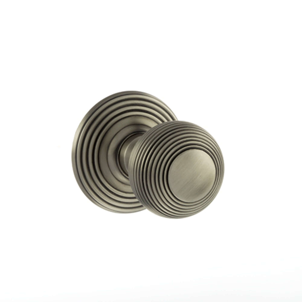 Product Ripon beehive door knob matt gunmetal finish