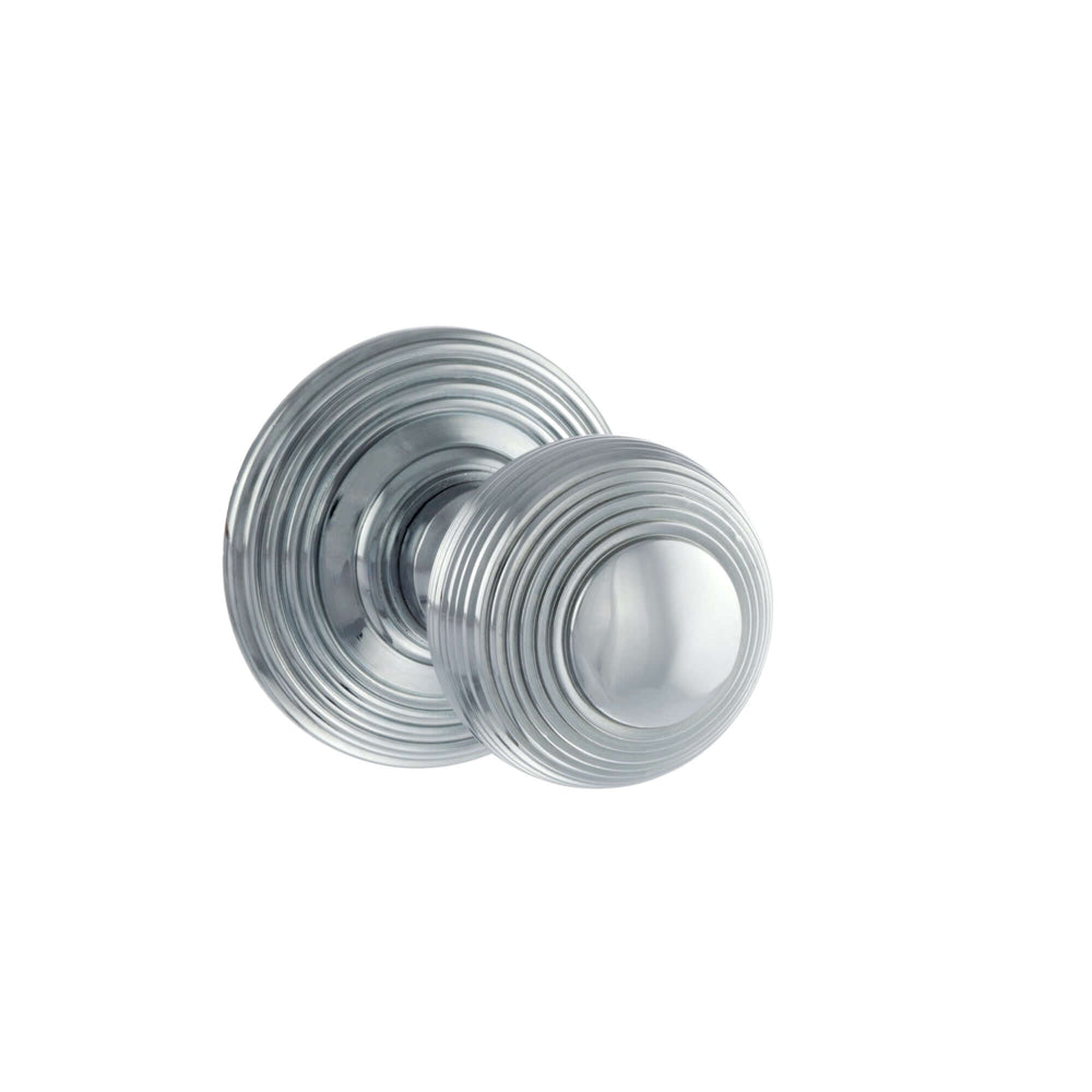 Product Ripon beehive door knob polished chrome finish