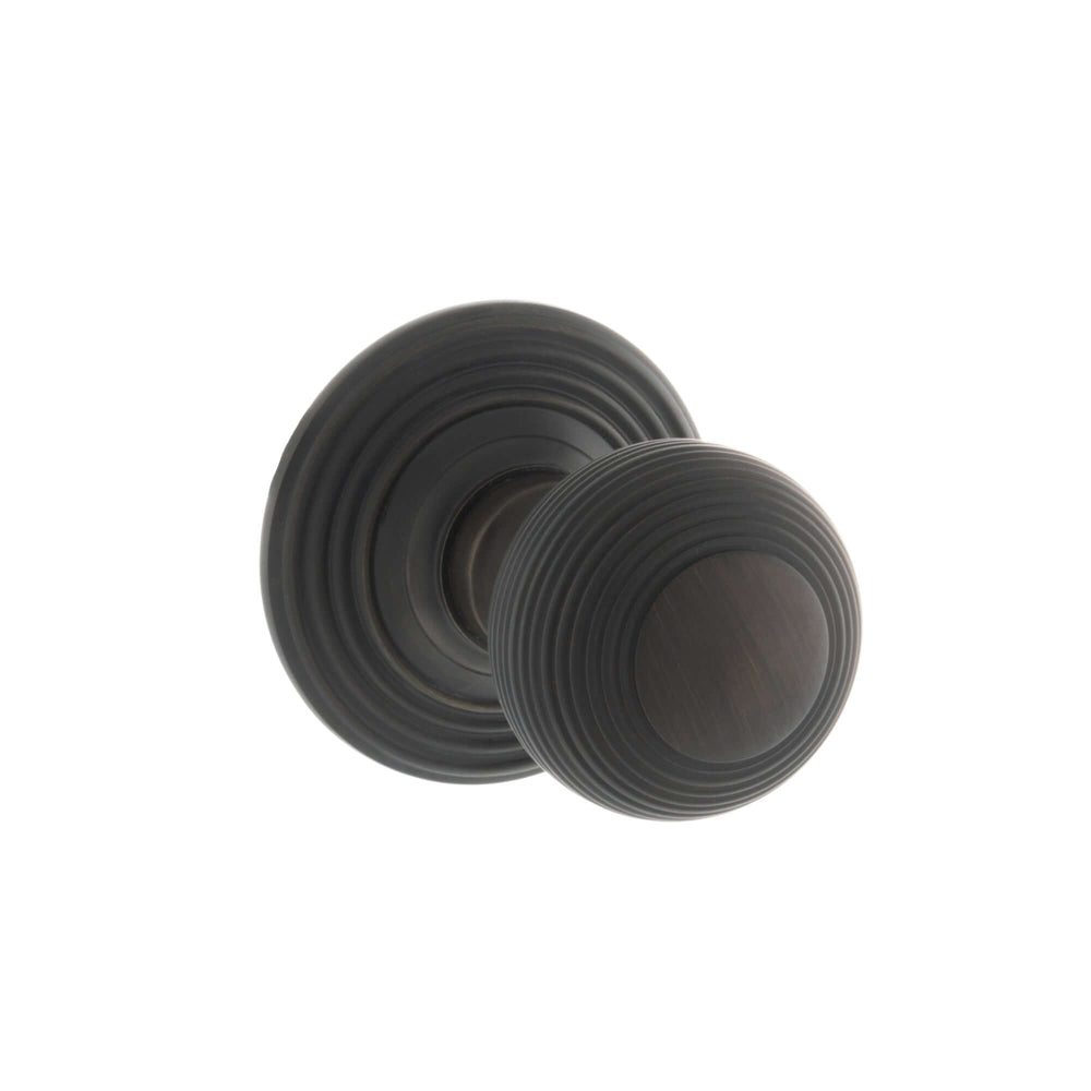 Product Ripon beehive door knob urban dark bronze finish