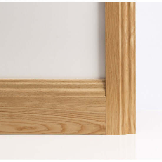 Product traditional oak skirting and architrave corner