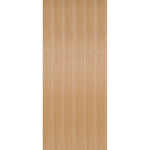 Product prefinished oak flush fire door on white background