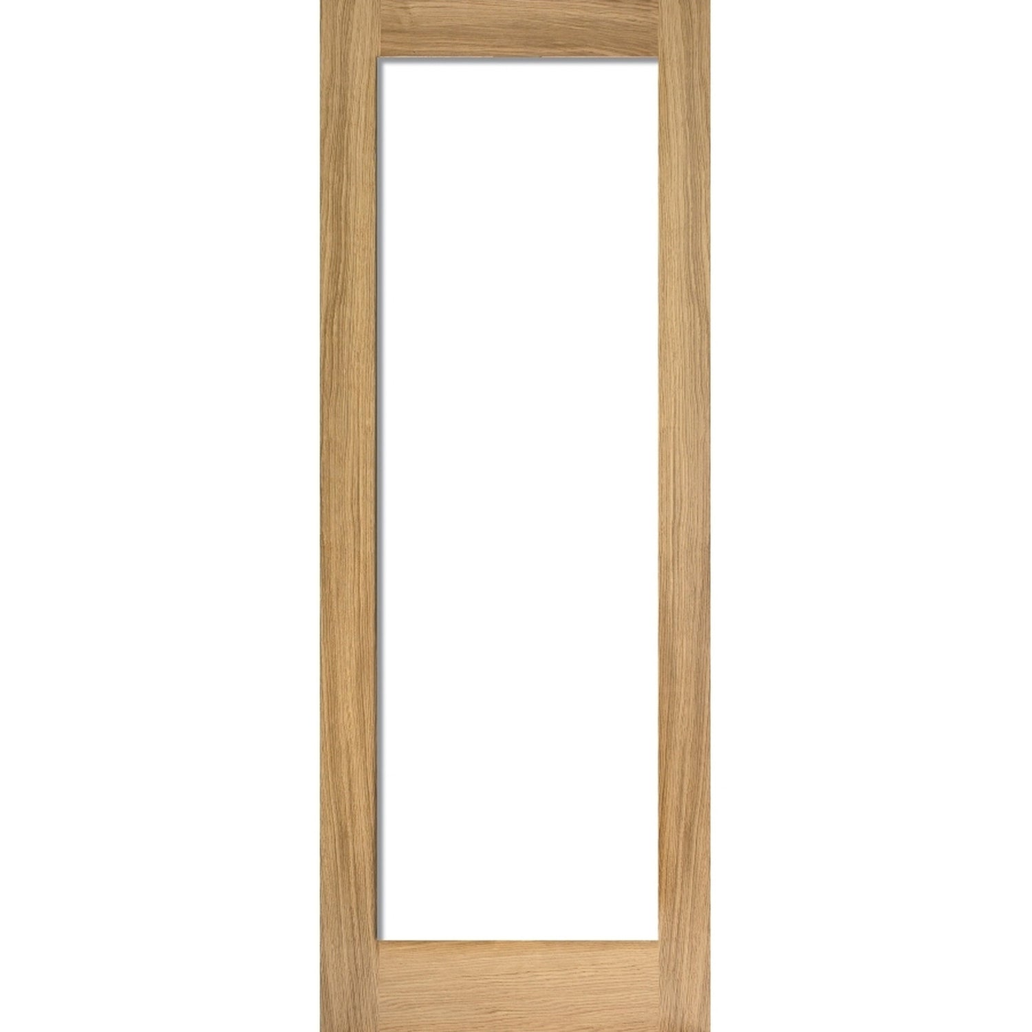 Oak Veneer 1 Light Glazed Internal French Door - Main Product Image