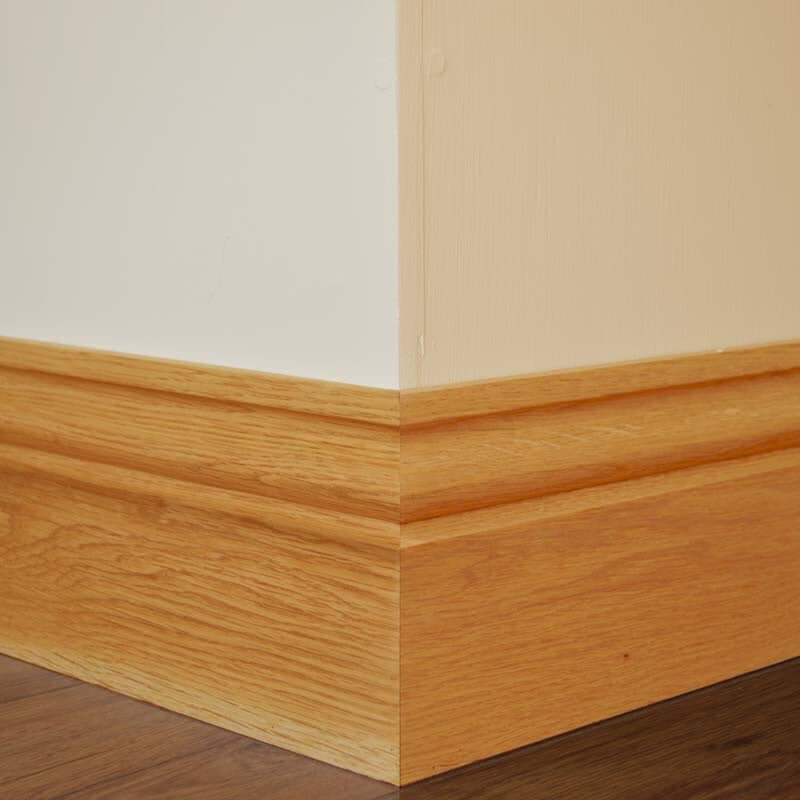 Ogee Solid Oak Skirting Boards - UK Oak Doors