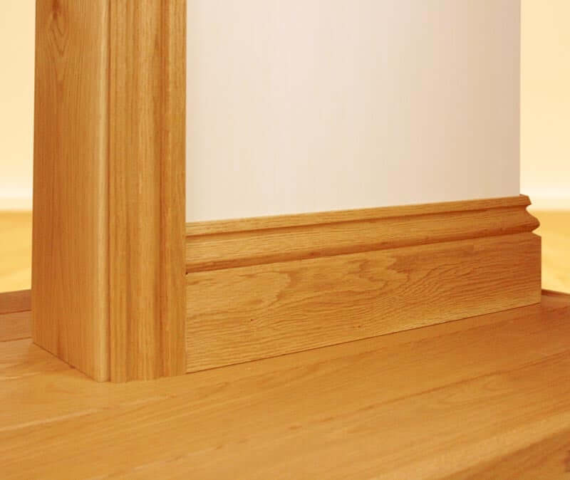 Ogee Solid Oak Skirting Boards - UK Oak Doors