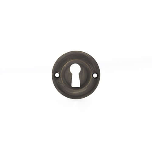 Product Old English antique brass key escutcheon