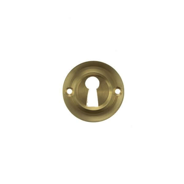 Product Old English antique brass key escutcheon