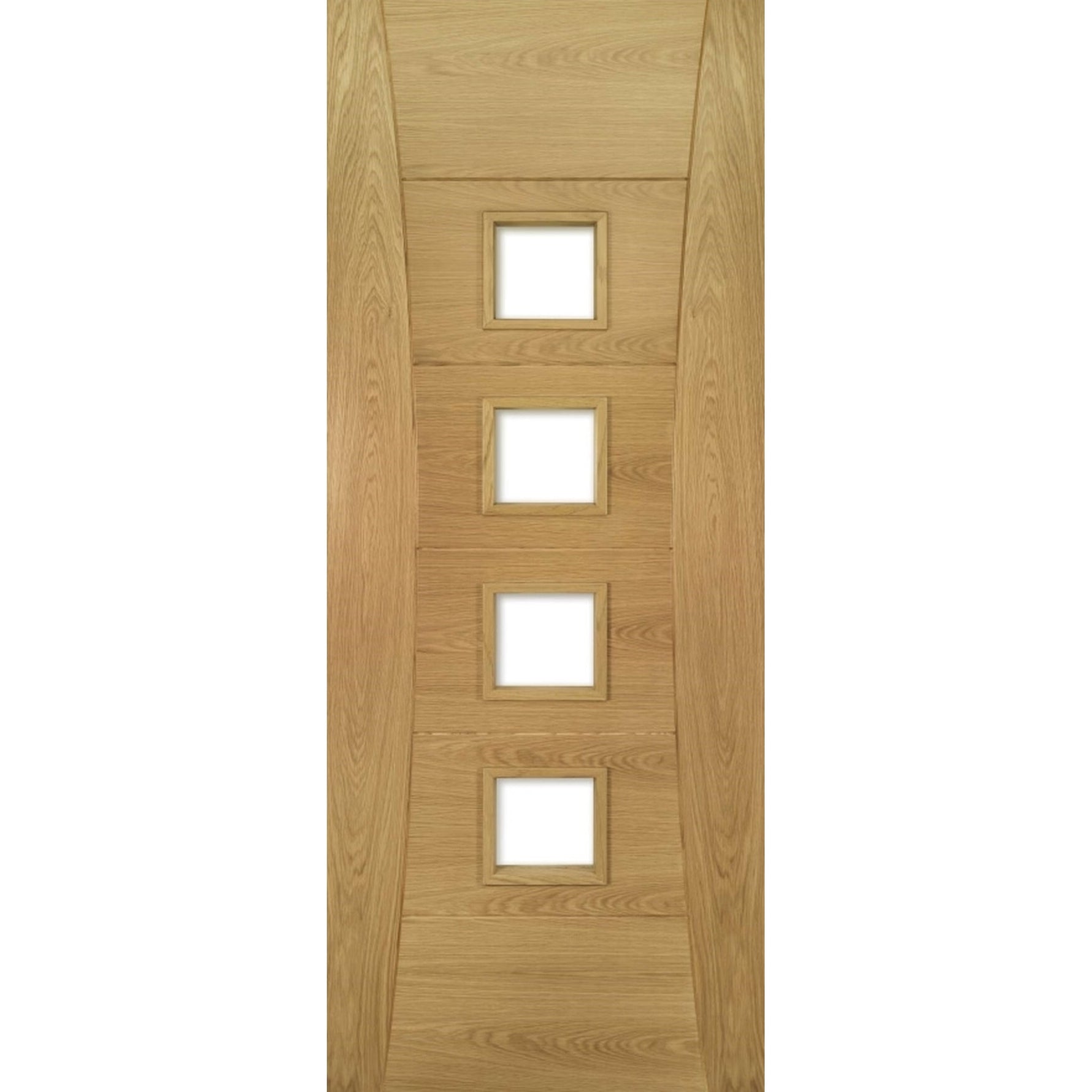 Pamplona Prefinished Glazed Oak Door - Main Product Image