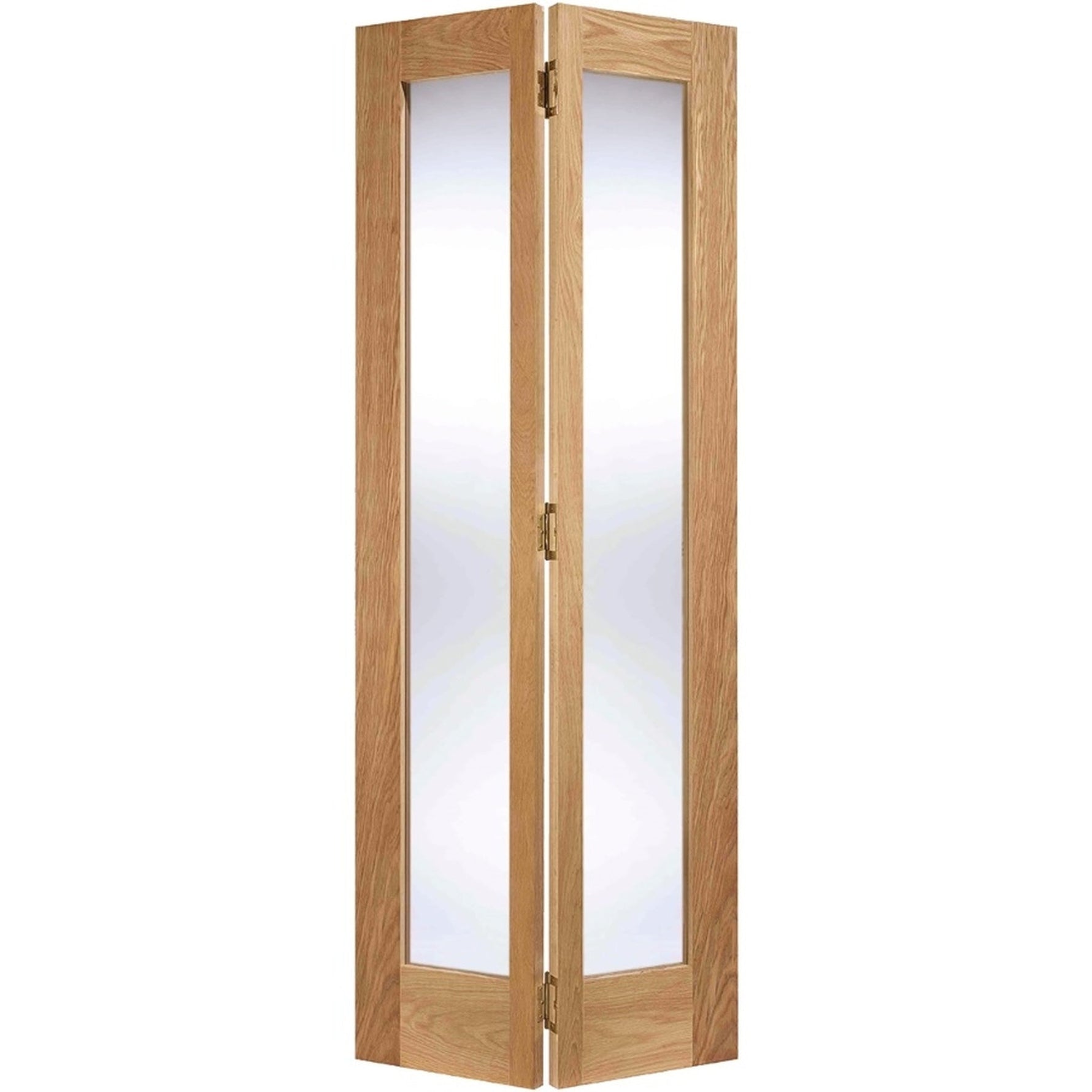 Pattern 10 Glazed Oak Bi-Fold Door - Main Product Image