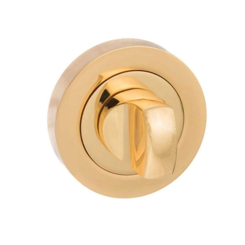 Product polished brass round WC turn and release