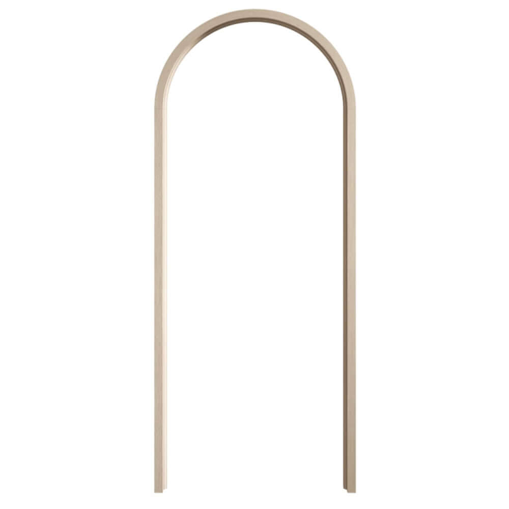 Product prefinished blonde oak curved door frame