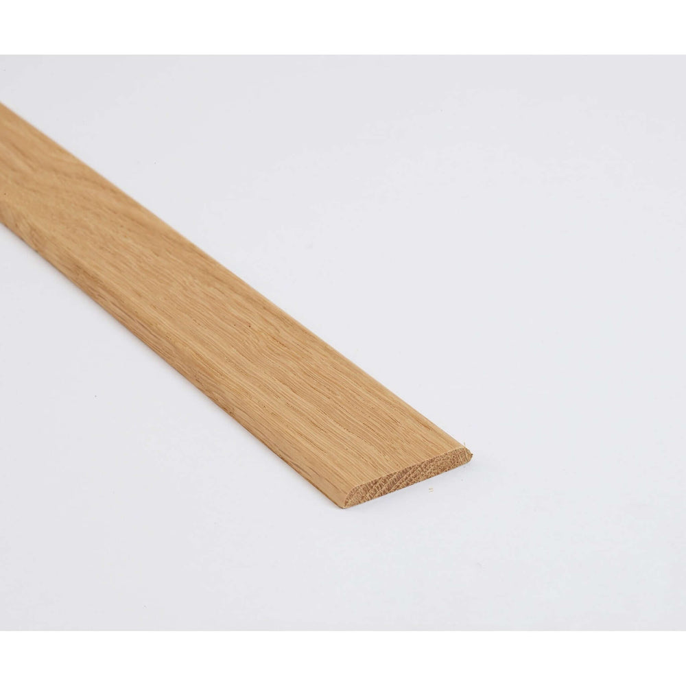 Product unfinished oak large cover strip profile