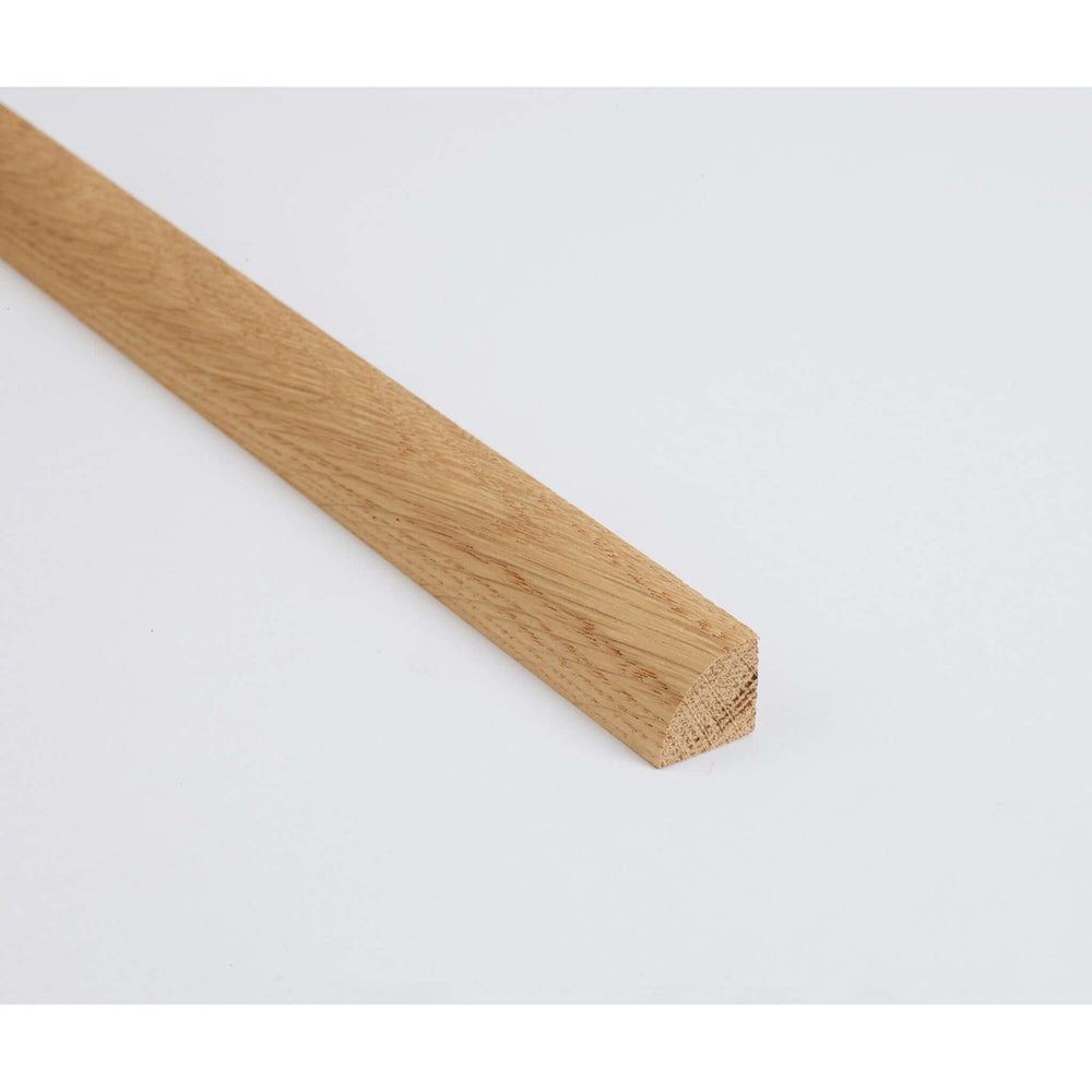 Product unfinished oak quadrant profile