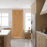 Ravello oak fire door lifestyle kitchen setting