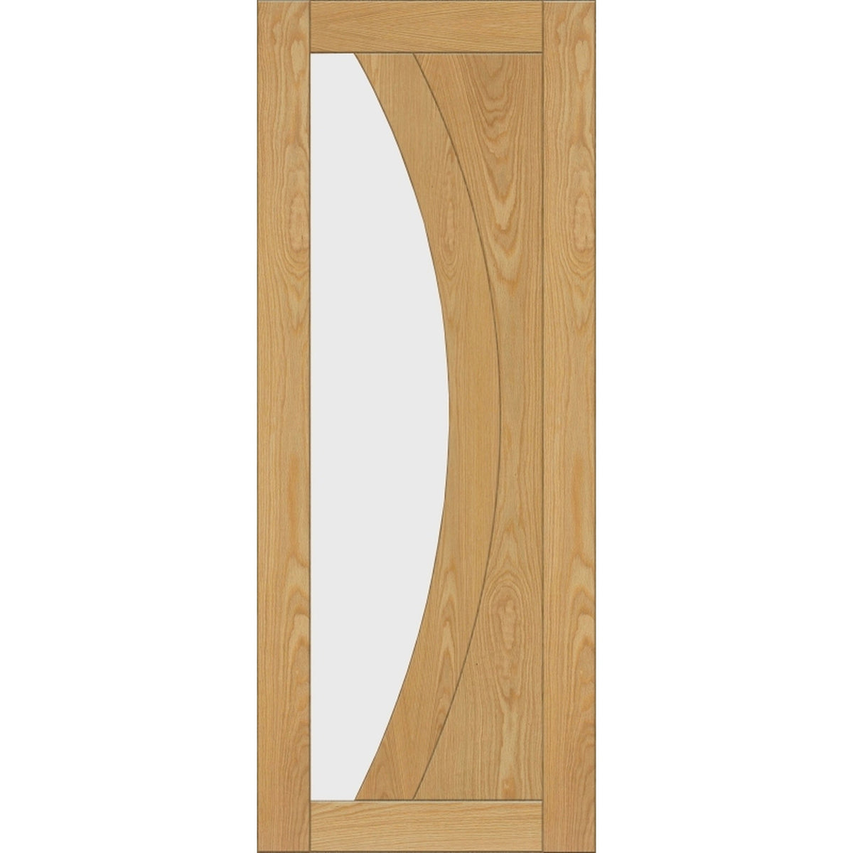 Ravello Prefinished Oak Glazed Door - Main Product Image