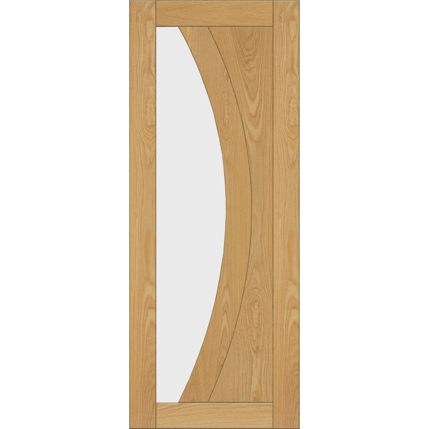 Ravello Prefinished Oak Glazed Door - Main Product Image