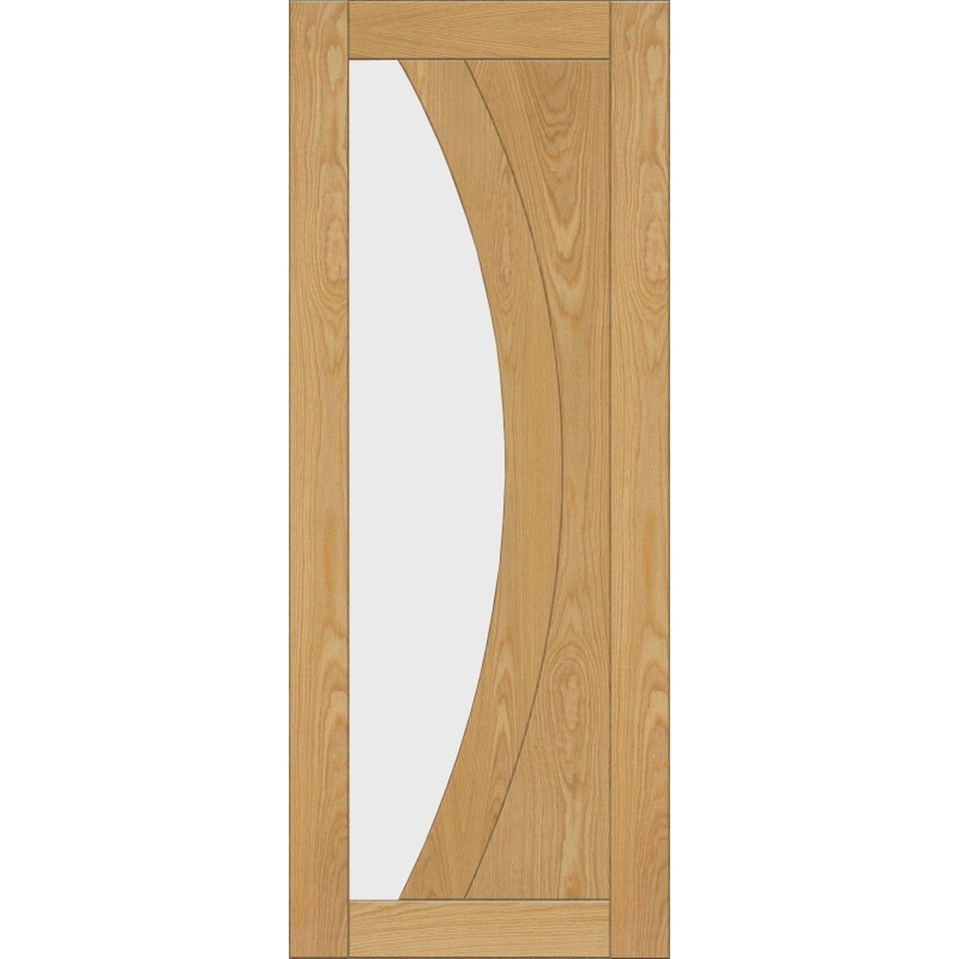 Ravello Prefinished Oak Glazed Door - Main Product Image