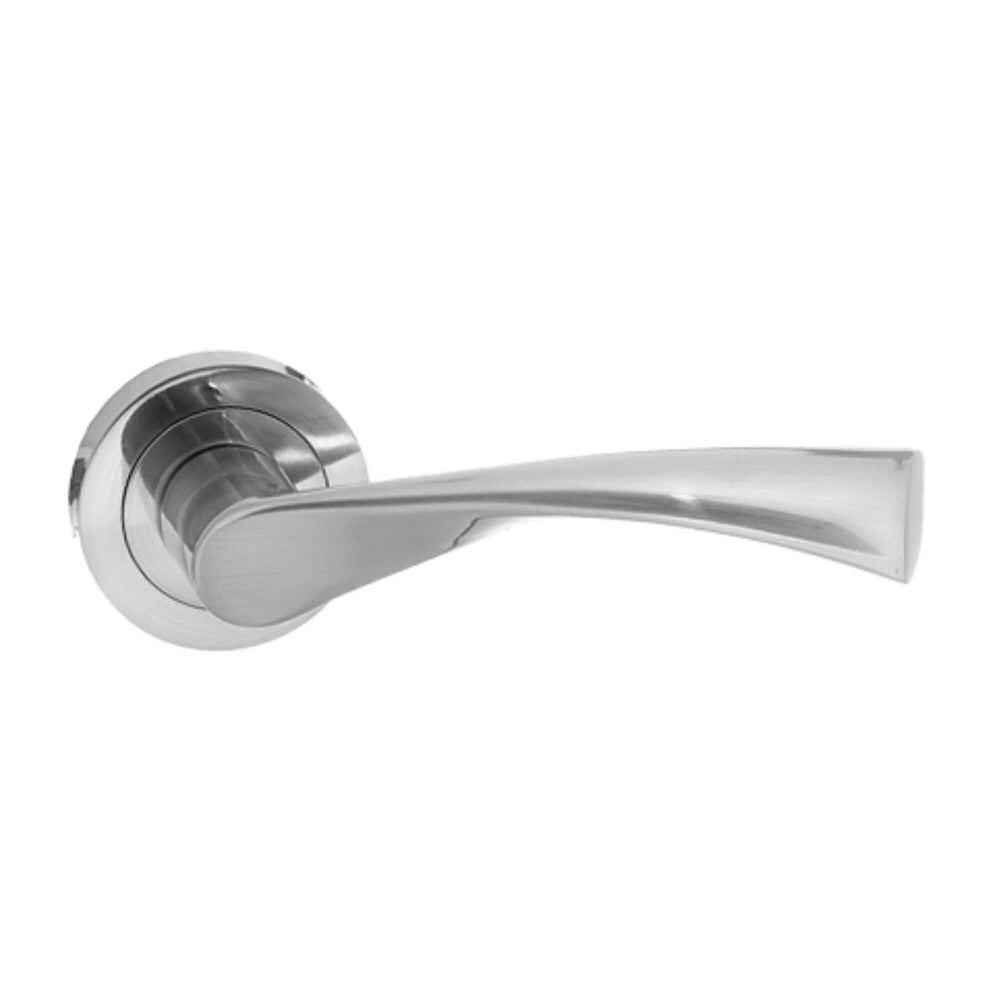 Product satin chrome lever handle