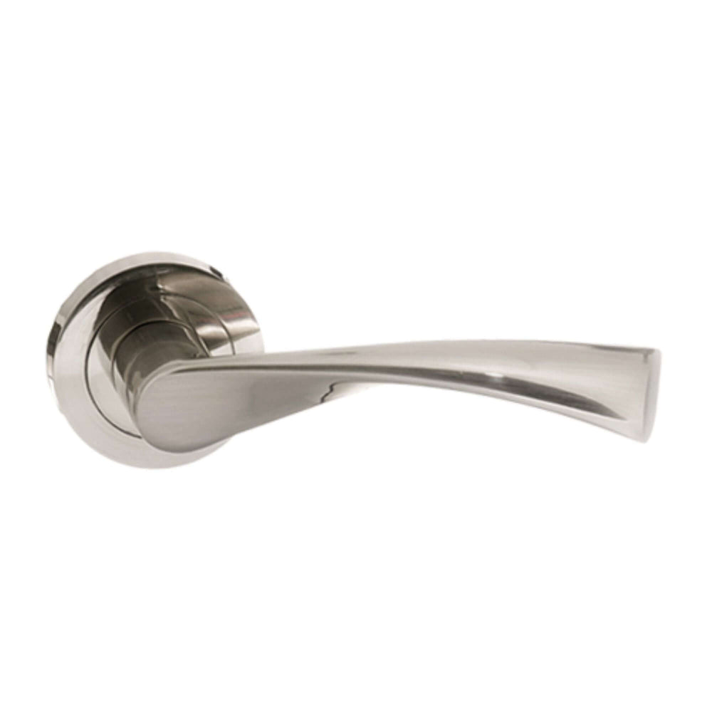 Product satin nickel lever handle