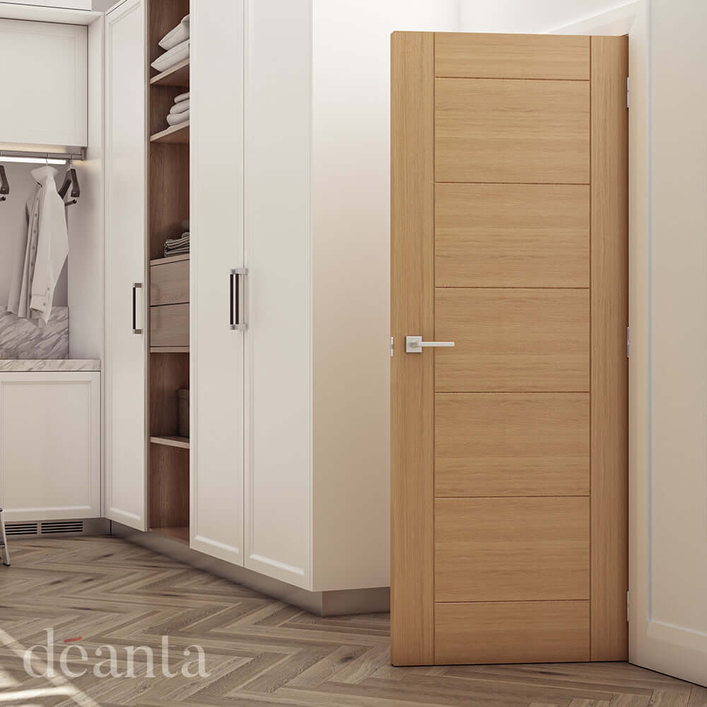 Product Seville oak door with side panel