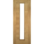 Seville Prefinished Glazed Oak Fire Door - Main Product Image