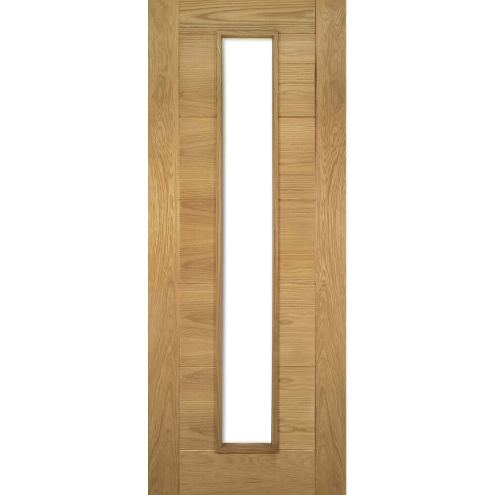 Product Seville prefinished oak glazed internal door
