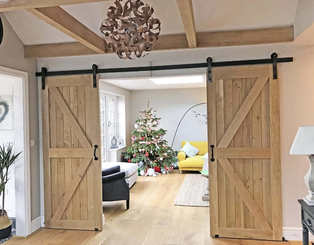 Product sliding door track straight head