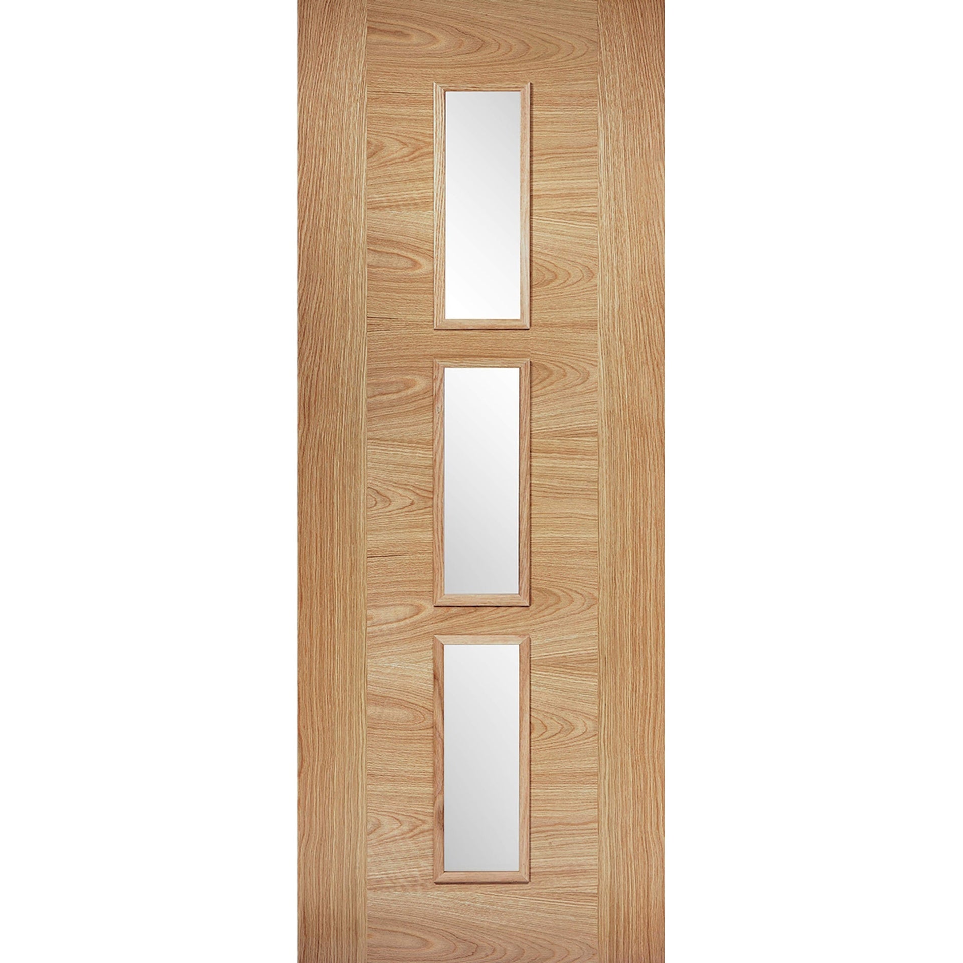 Sofia Prefinished Oak 3L Glazed Internal Door