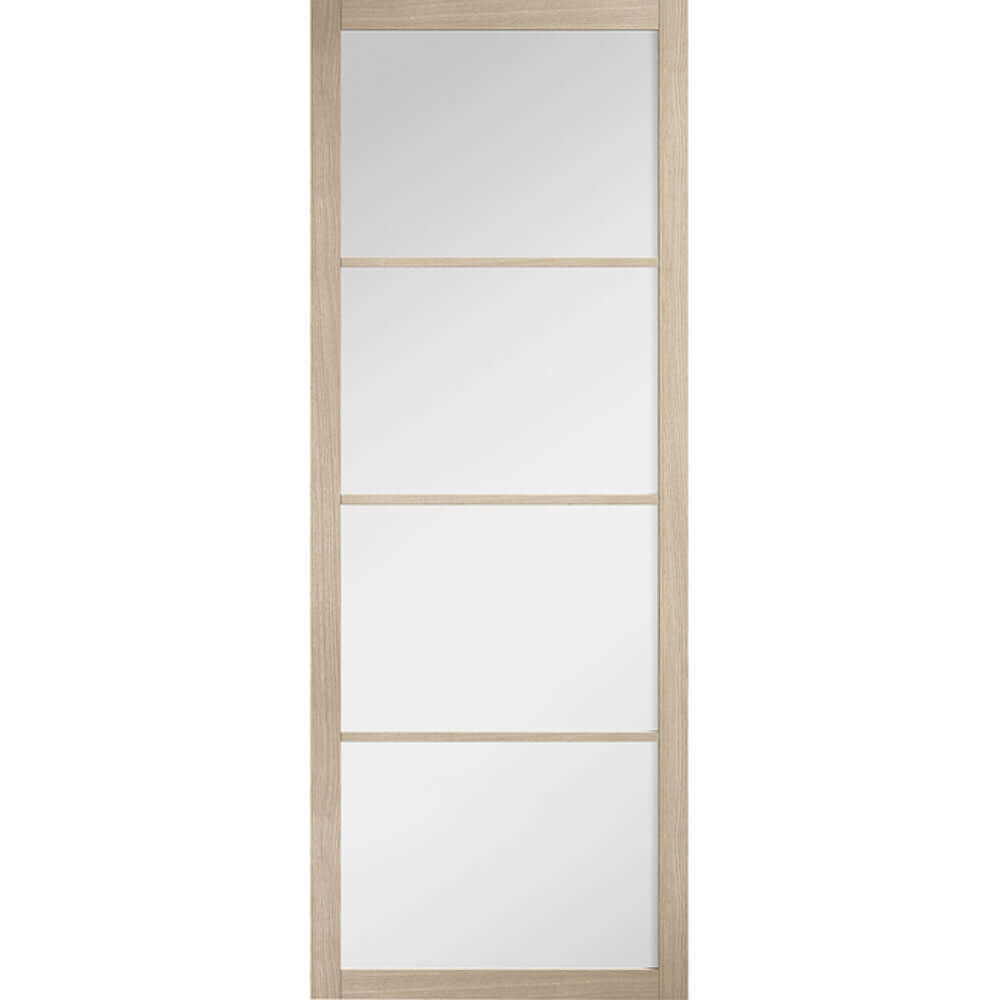 Product Soho four-light prefinished glazed blonde oak internal door