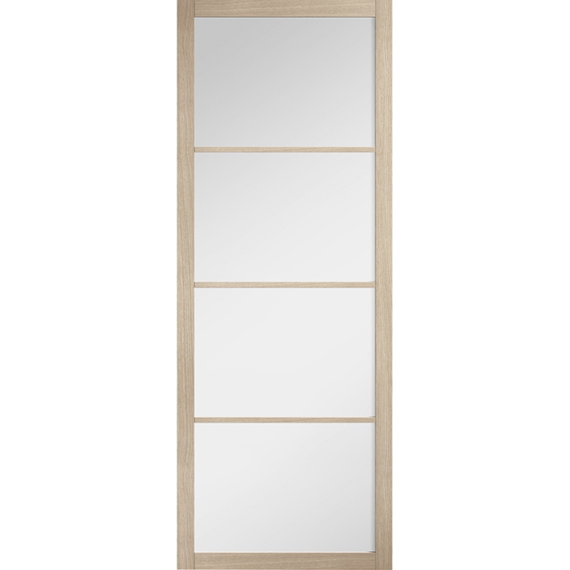 Soho 4L Prefinished Glazed Blonde Oak Door - Main Product Image