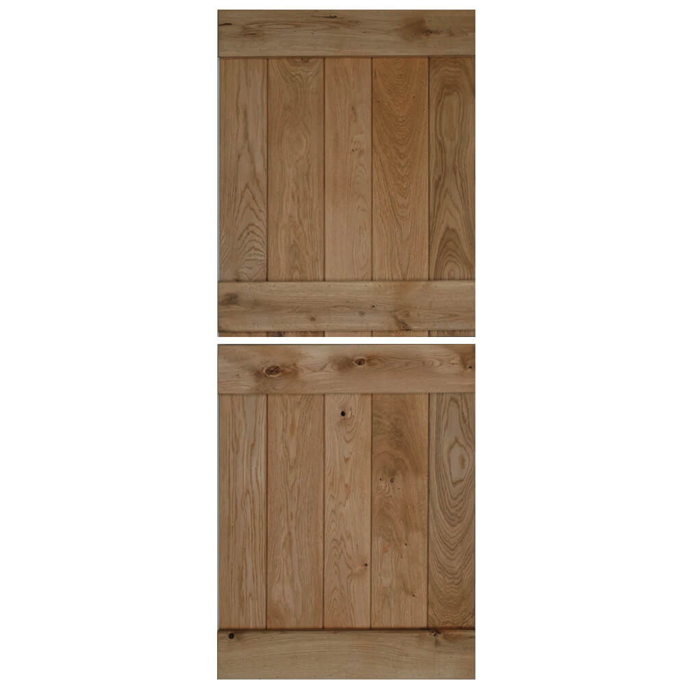 Solid Oak Rustic Butt and Bead Profile Stable Door