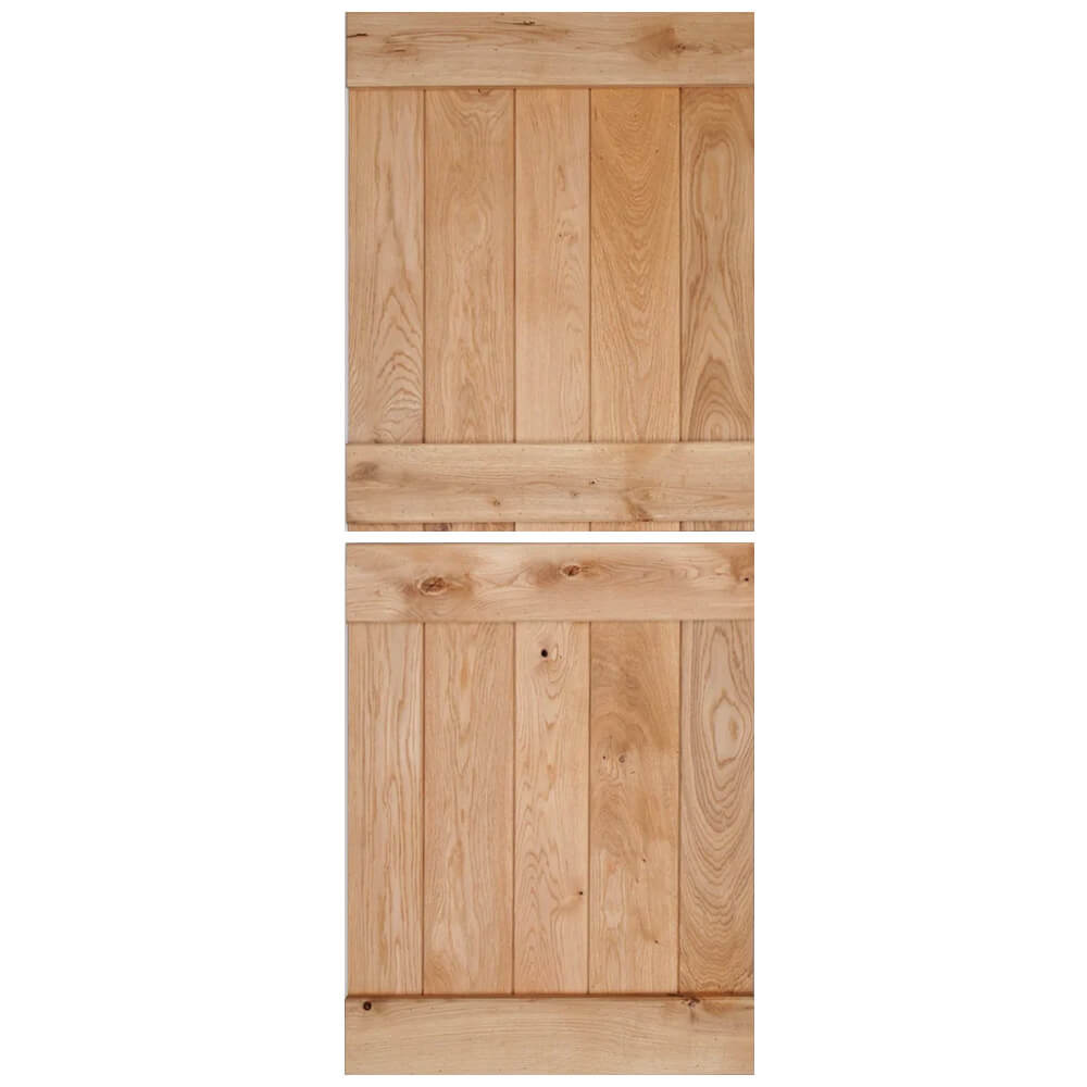 Solid Oak Rustic Butt and Bead Profile Stable Door