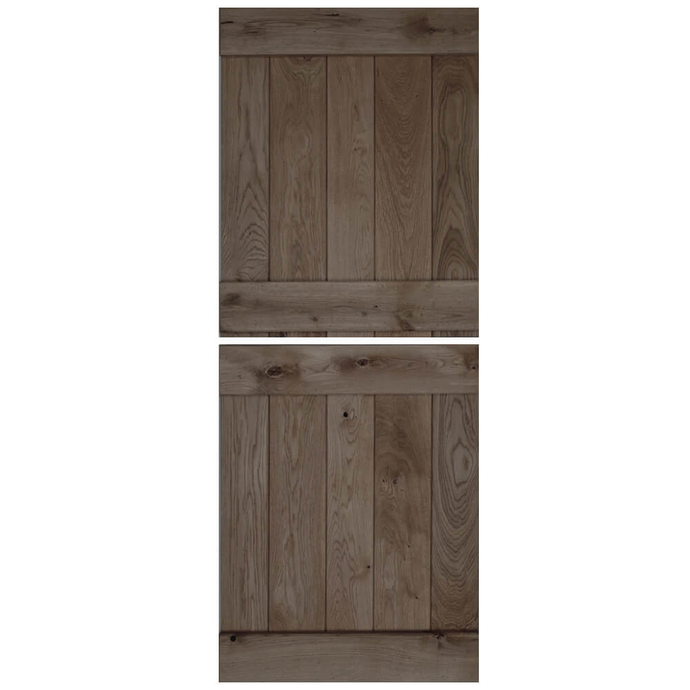 Solid Oak Rustic Butt and Bead Profile Stable Door