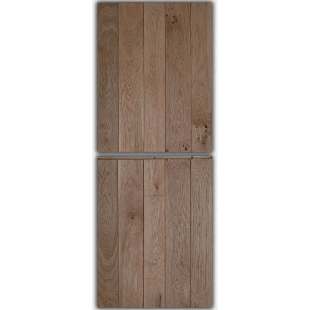 Solid Oak Rustic V-Groove Profile Stable Door