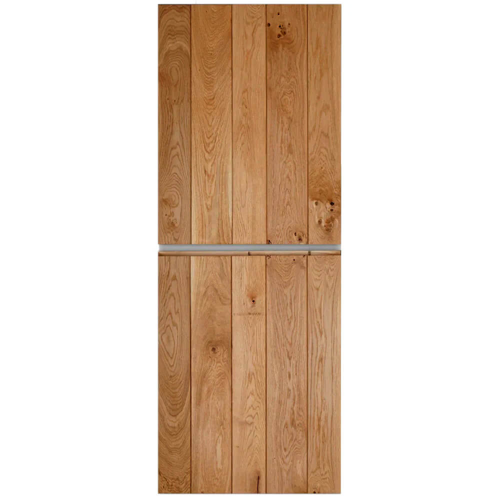 Solid Oak Rustic V-Groove Profile Stable Door