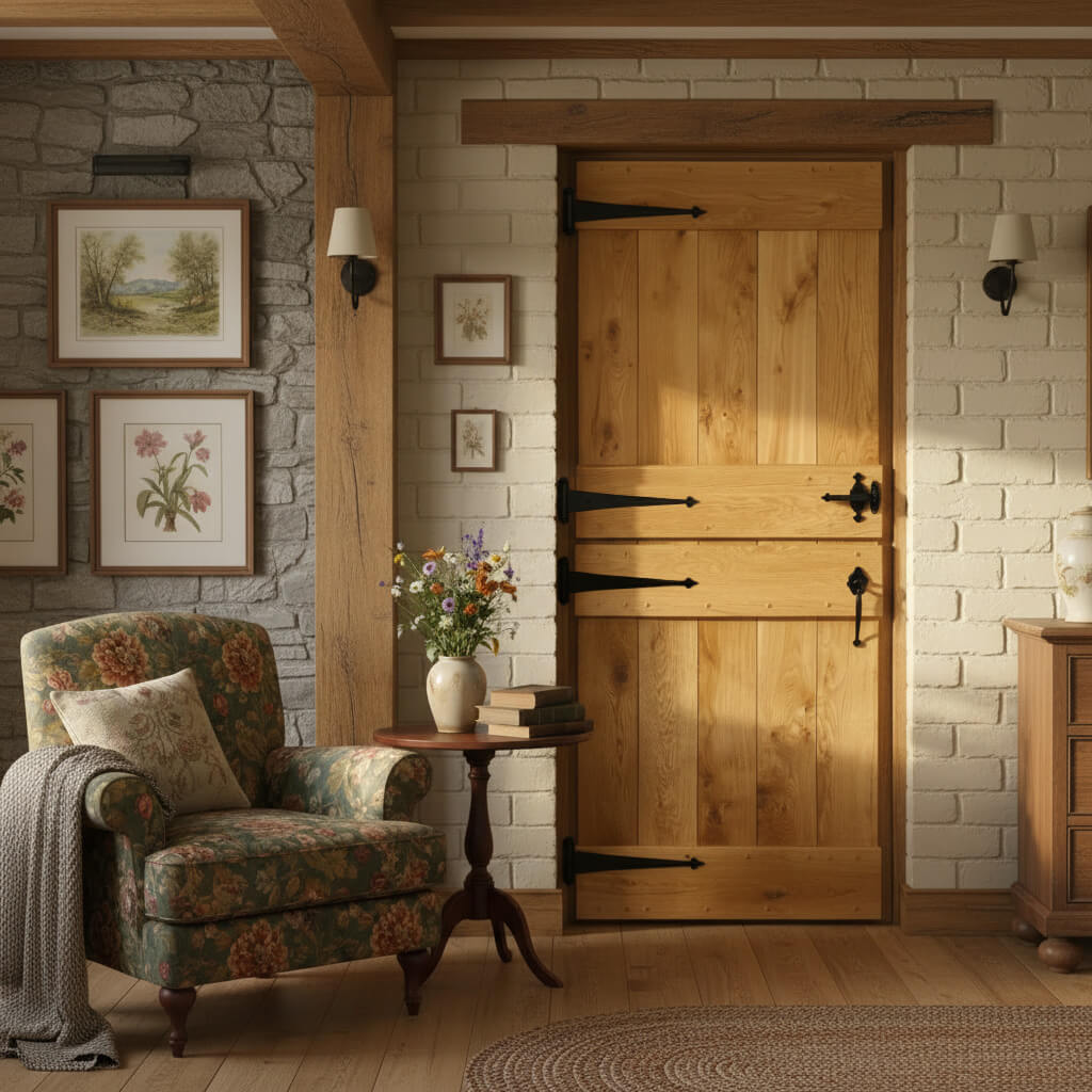 Solid Oak Stable Barn Door