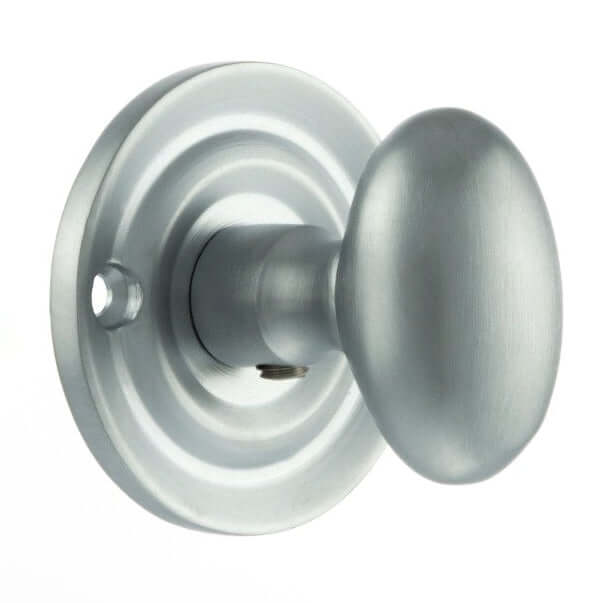 Product solid brass oval WC turn and release in dark finish