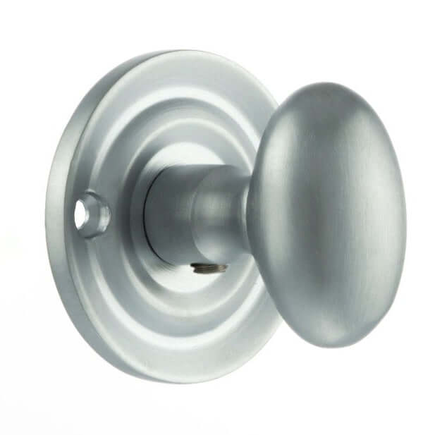Product solid brass oval WC turn and release close-up