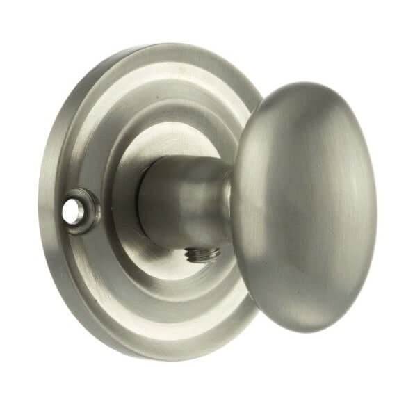Product solid brass oval WC turn and release round plate detail