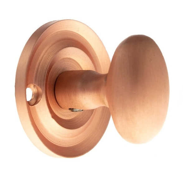 Product solid brass oval WC turn and release in antique finish