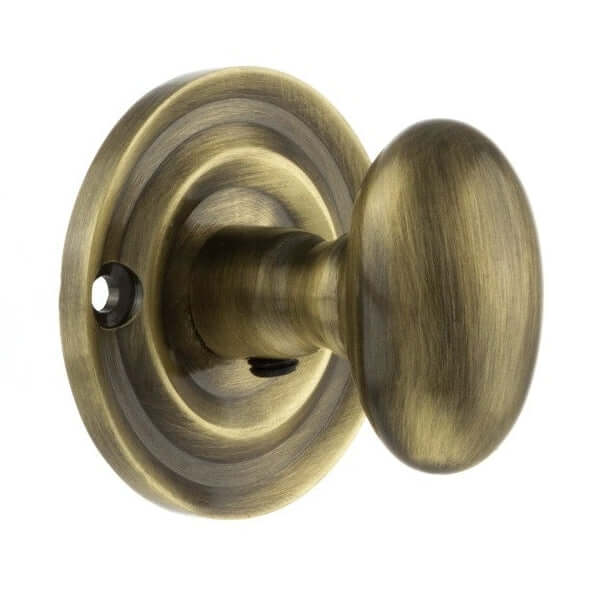 Product solid brass oval WC turn and release side detail