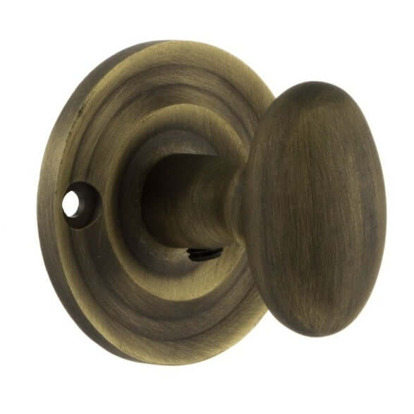 Product solid brass oval WC turn and release fitting close-up