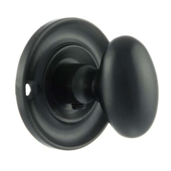 Product solid brass oval WC turn and release in warm brass finish
