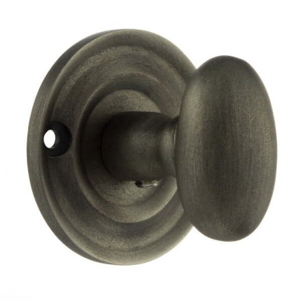 Product solid brass oval WC turn and release bathroom lock accessory