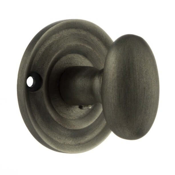Product solid brass oval WC turn and release turn plate close-up