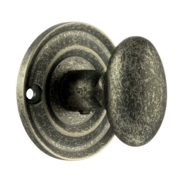 Product solid brass oval WC turn and release hardware