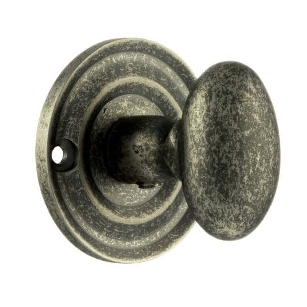 Product solid brass oval WC turn and release lock hardware