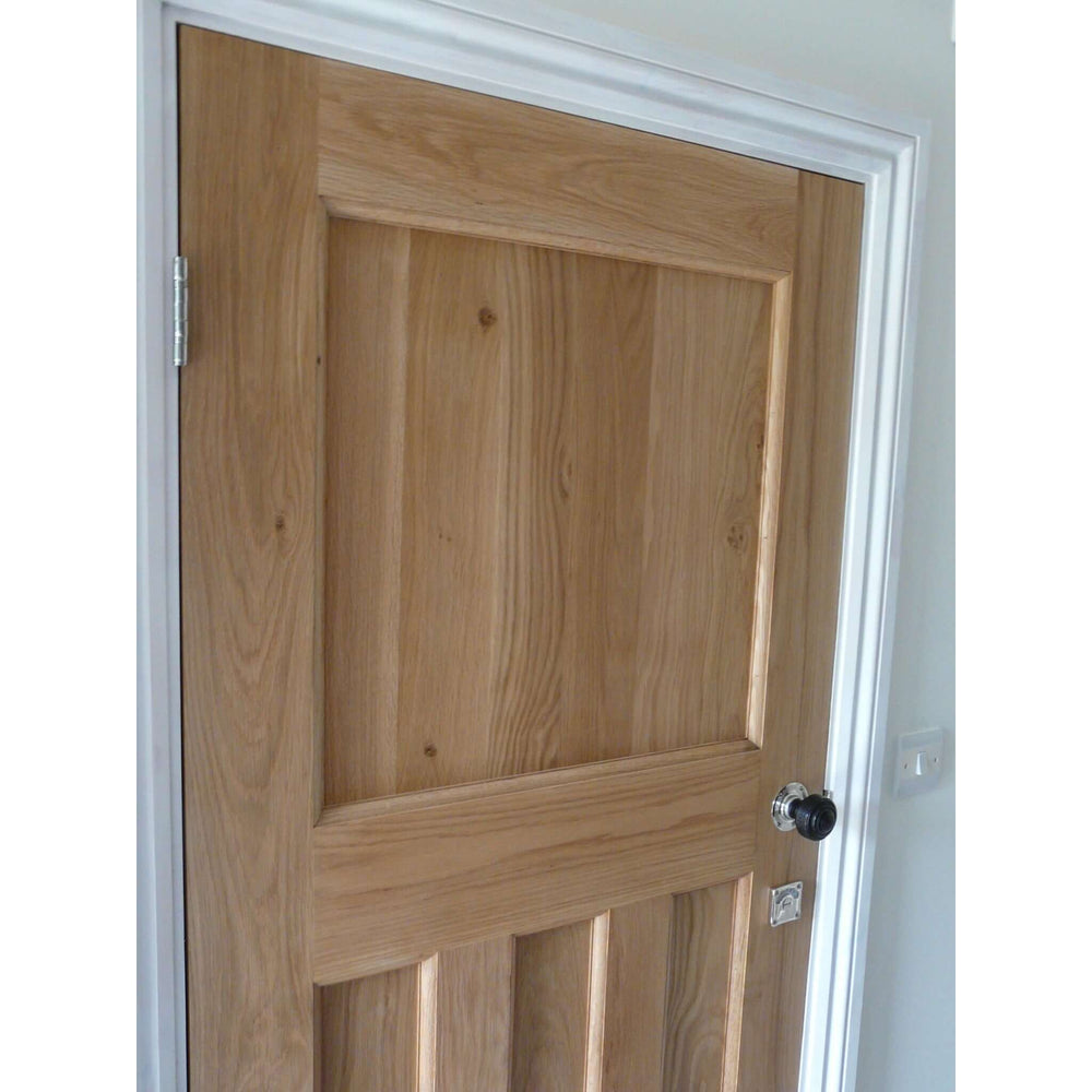 Lifestyle solid oak 1930s style door with classic interior styling