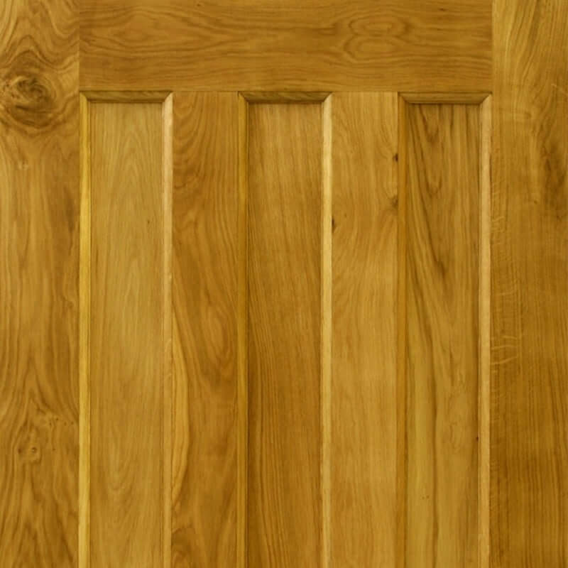 Product solid oak 1930s style glazed door with single glass panel