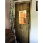 Solid Oak 3 Ledge Glazed Rustic V-Groove Cottage Door - Lifestyle Image 1